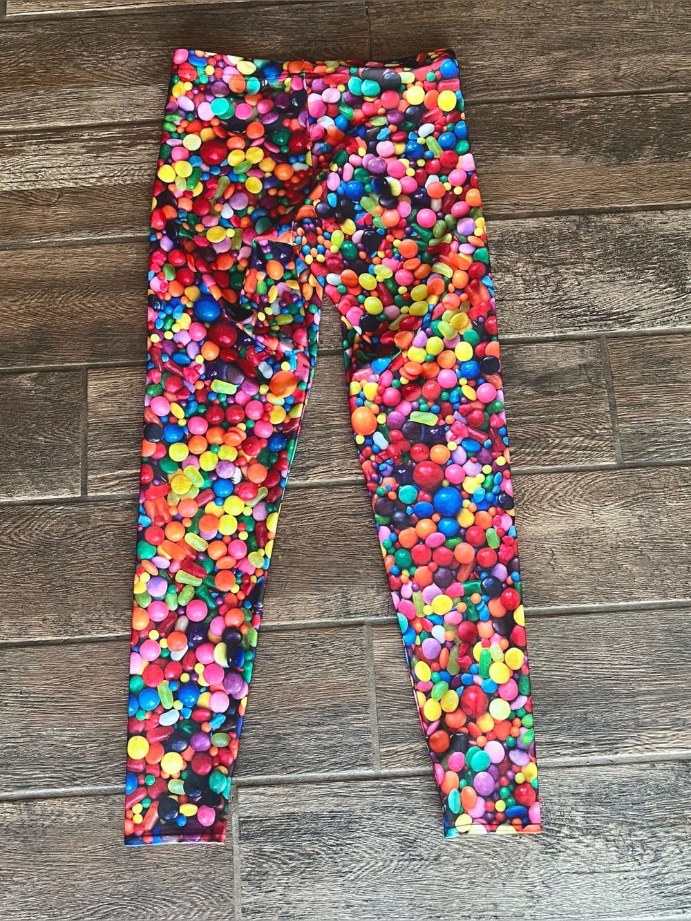 BlackMilk all over bright candy print leggings L - Picture 2 of 9